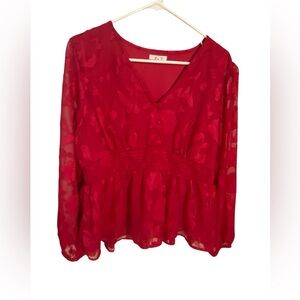Maurices babydoll Blouse